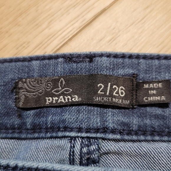 Prana Jeans Women's sz 2/26 Mid Rise Skinny Leg Denim Jeans - Picture 7 of 12